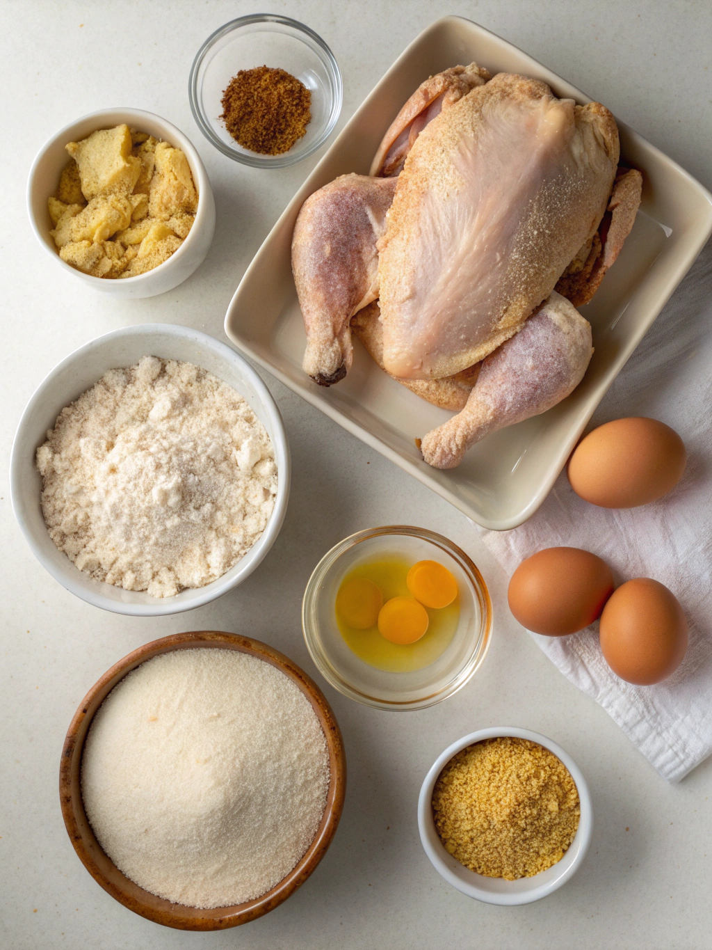 Crispy Fried Chicken Ingredients