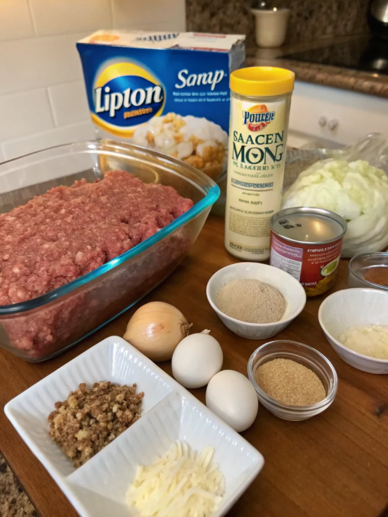 meatloaf recipe lipton onion soup