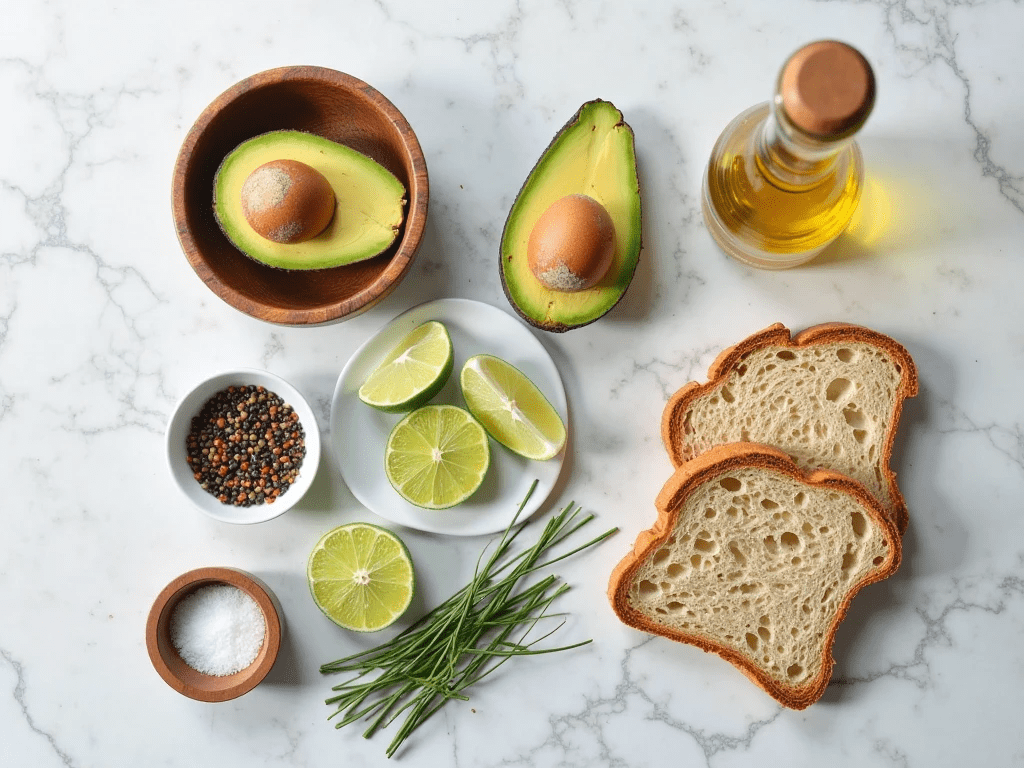AVOCADO EGG TOAST INGREDIENTS