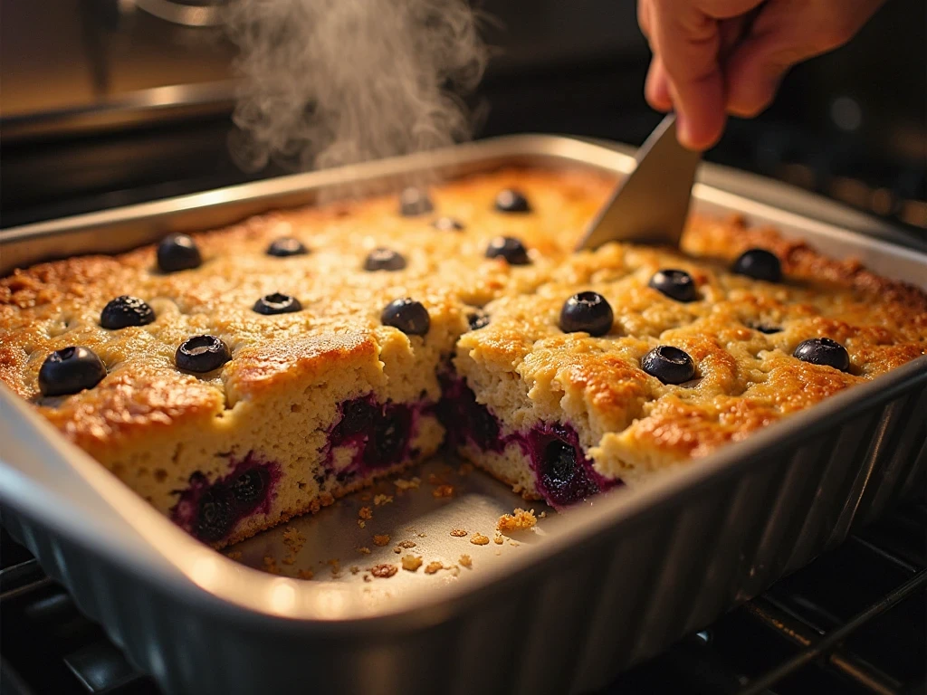 Baked Blueberry Oatmeal Final Baked