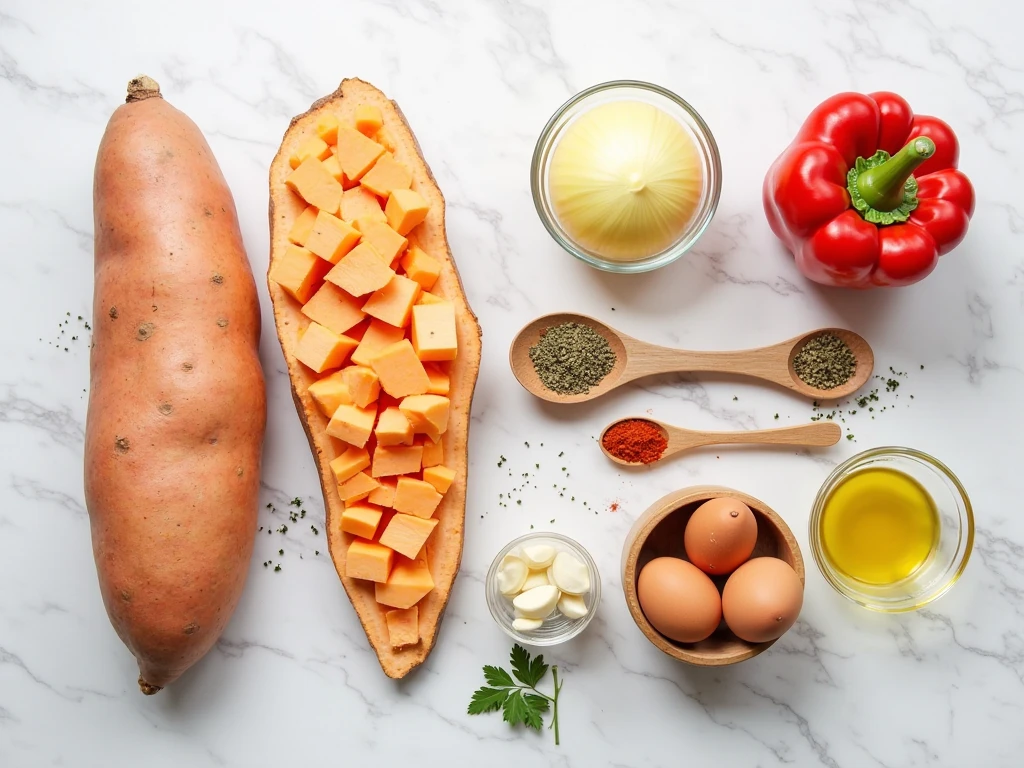 Sweet Potato Hash ingredients