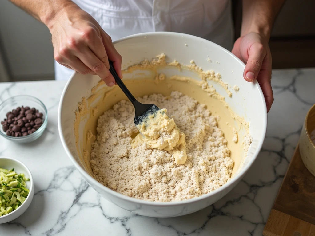 Zucchini Muffins step 1
